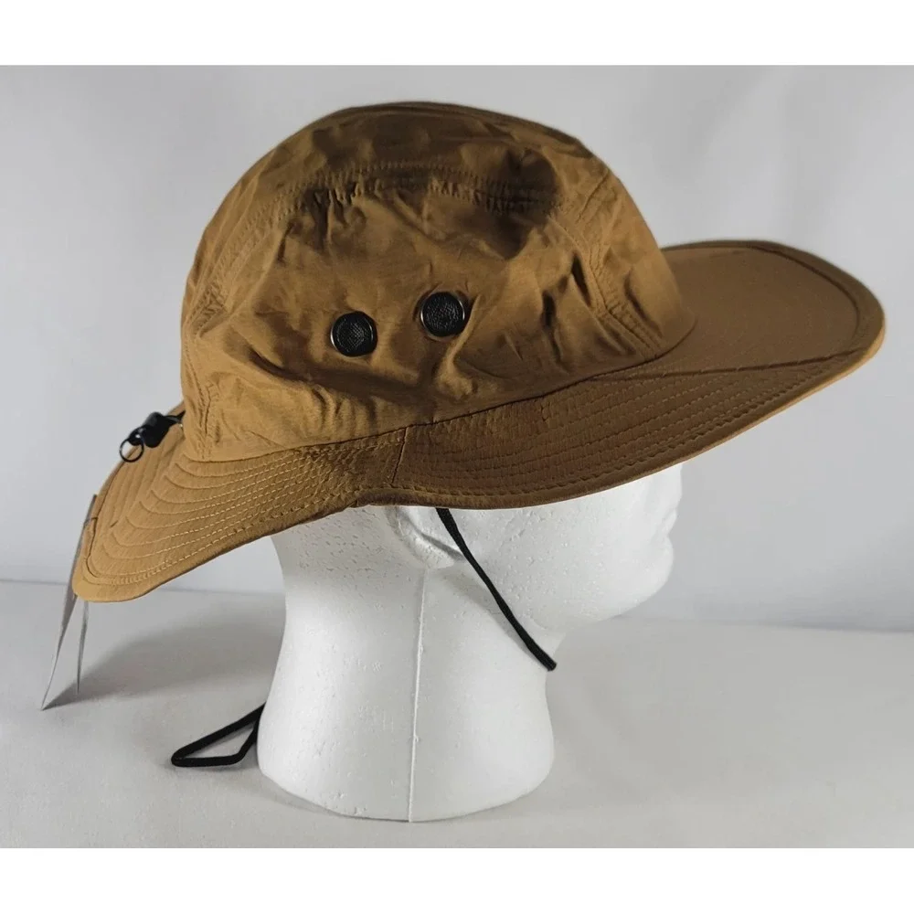 Free Authority Outdoors Moisture Wicking Wide Brim Boonie OSFM Drawstring Adjust
